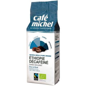 KAWA MIELONA BEZKOFEINOWA ARABICA 100 % ETIOPIA FAIR TRADE BIO 250 g - CAFE MICHEL