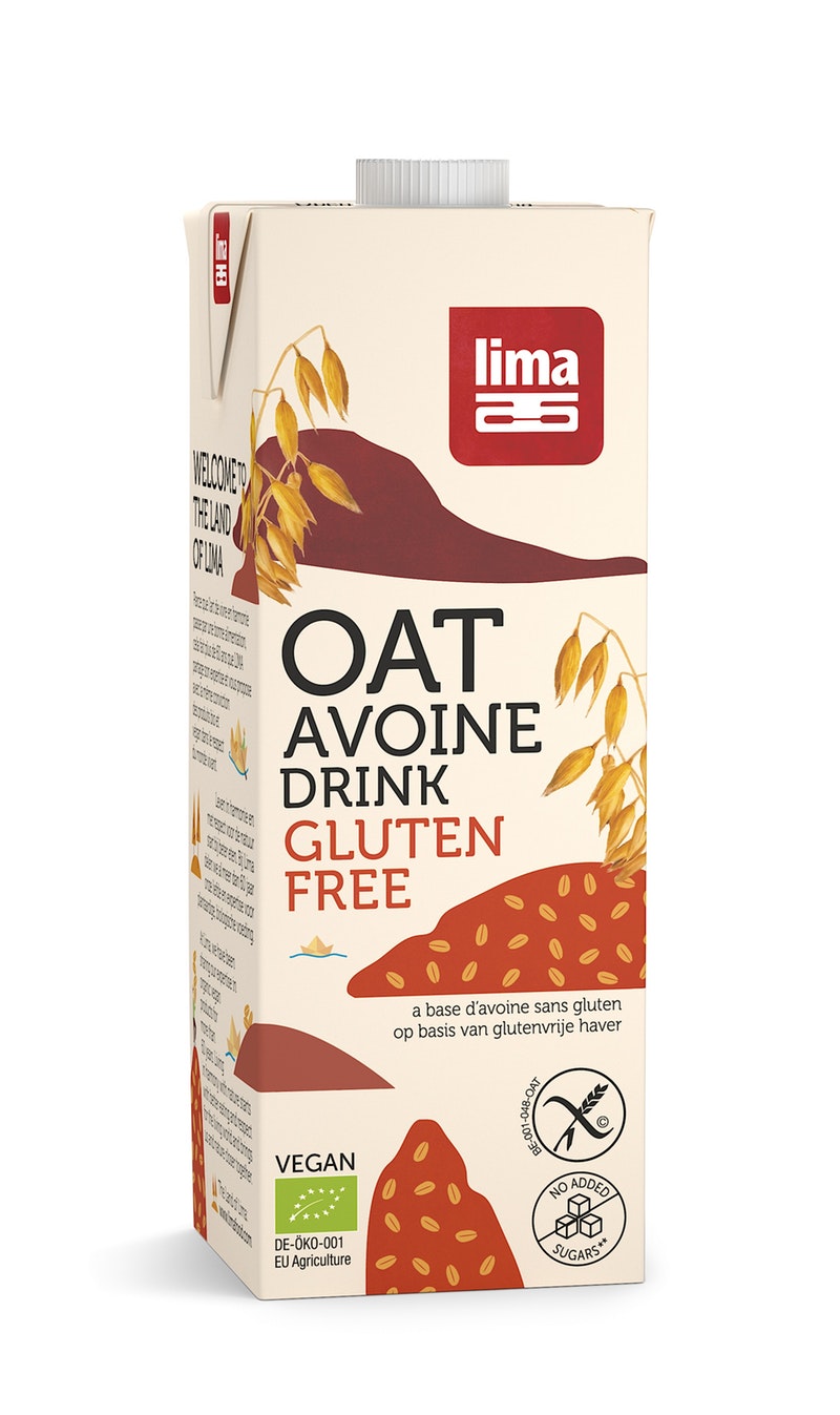 NAPÓJ OWSIANY BEZ DODATKU CUKRÓW BEZGLUTENOWY BIO 1 L - LIMA NAPÓJ OWSIANY BEZ DODATKU CUKRÓW BEZGLUTENOWY BIO 1 L - LIMA