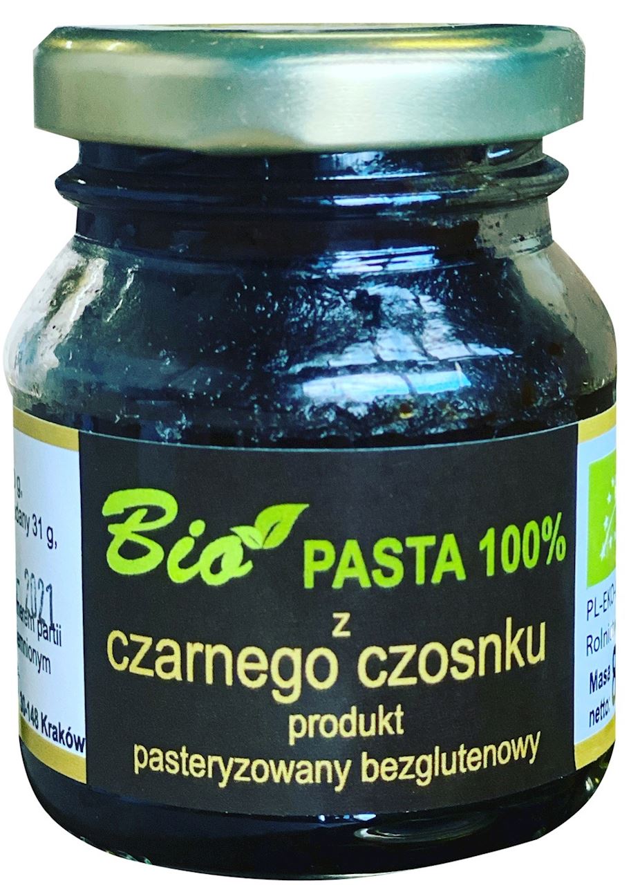 PASTA Z CZARNEGO CZOSNKU BEZGLUTENOWA BIO 80 g - PRZETWORY Z NATURY PASTA Z CZARNEGO CZOSNKU BEZGLUTENOWA BIO 80 g - PRZETWORY Z NATURY