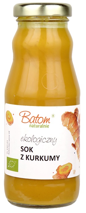 SOK Z KURKUMY NFC BIO 215 ml - BATOM SOK Z KURKUMY NFC BIO 215 ml - BATOM