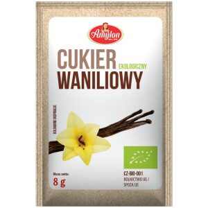 CUKIER Z WANILIĄ BOURBON BIO 8 g - AMYLON