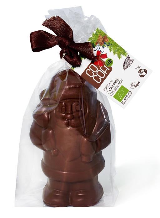MIKOŁAJ Z CIEMNEJ CZEKOLADY BIO 75 g - COCOA (PRODUKT SEZONOWY) MIKOŁAJ Z CIEMNEJ CZEKOLADY BIO 75 g - COCOA (PRODUKT SEZONOWY)