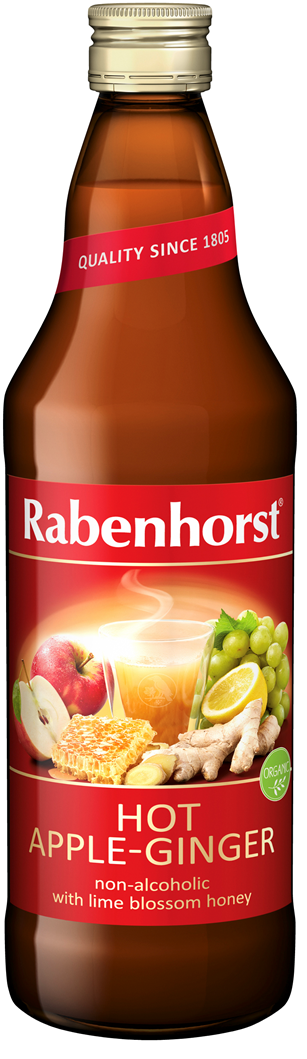 GRZANIEC BEZALKOHOLOWY JABŁKO - IMBIR - MIÓD LIPOWY BIO 750 ml - RABENHORST (PRODUKT SEZONOWY) GRZANIEC BEZALKOHOLOWY JABŁKO - IMBIR - MIÓD LIPOWY BIO 750 ml - RABENHORST (PRODUKT SEZONOWY)
