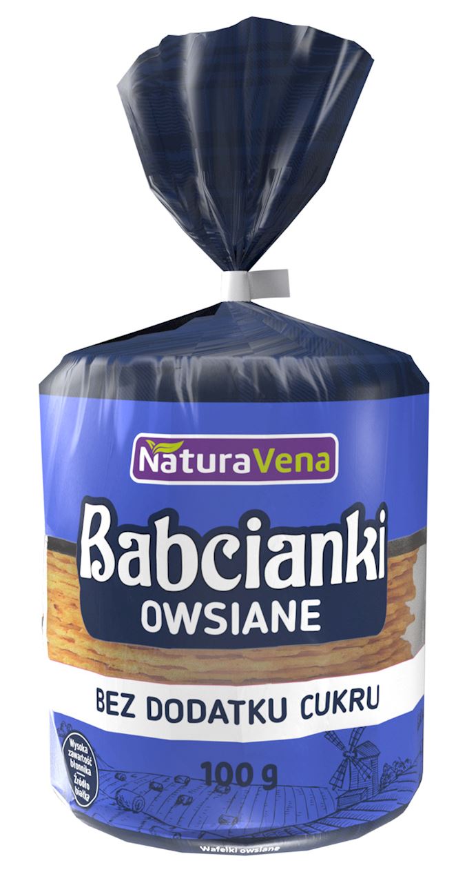 BABCIANKI OWSIANE BEZ DODATKU CUKRÓW 100 g - NATURAVENA BABCIANKI OWSIANE BEZ DODATKU CUKRÓW 100 g - NATURAVENA