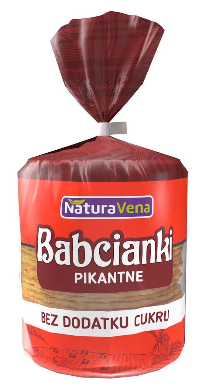 BABCIANKI PIKANTNE BEZ DODATKU CUKRÓW 110 g - NATURAVENA BABCIANKI PIKANTNE BEZ DODATKU CUKRÓW 110 g - NATURAVENA