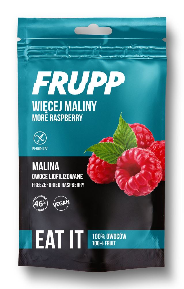 OWOCE LIOFILIZOWANE MALINA BEZGLUTENOWE 15 g - CELIKO (FRUPP) OWOCE LIOFILIZOWANE MALINA BEZGLUTENOWE 15 g - CELIKO (FRUPP)
