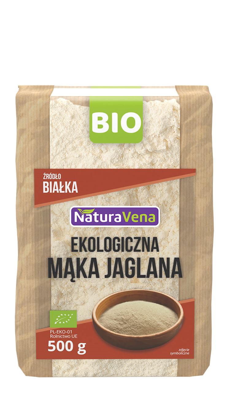 MĄKA JAGLANA BIO 500 g - NATURAVENA MĄKA JAGLANA BIO 500 g - NATURAVENA