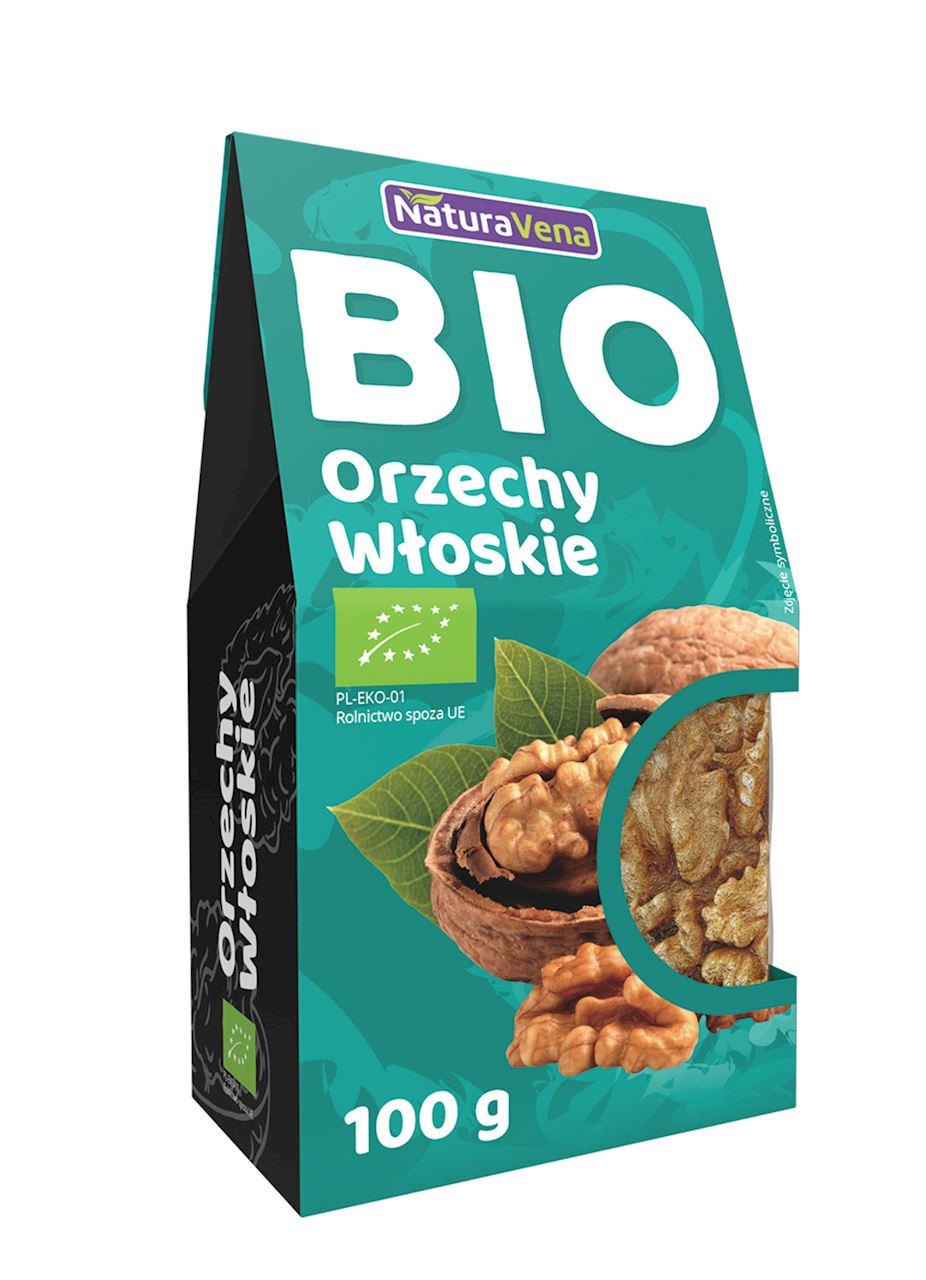 ORZECHY WŁOSKIE BIO 100 g - NATURAVENA ORZECHY WŁOSKIE BIO 100 g - NATURAVENA