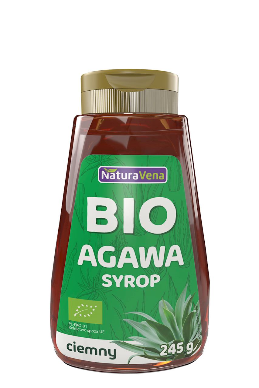 SYROP Z AGAWY CIEMNY BIO 245 g - NATURAVENA SYROP Z AGAWY CIEMNY BIO 245 g - NATURAVENA