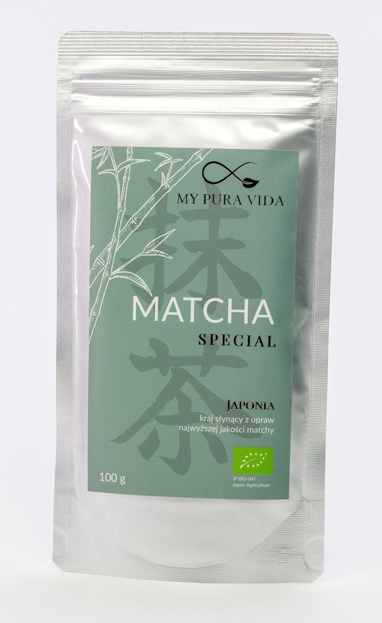 HERBATA ZIELONA MATCHA SPECIAL JAPOŃSKA BIO 100 g - MY PURA VIDA HERBATA ZIELONA MATCHA SPECIAL JAPOŃSKA BIO 100 g - MY PURA VIDA