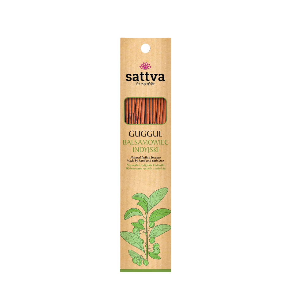 KADZIDŁO INDYJSKIE BALSAMOWIEC INDYJSKI (15 szt.) 30 g - SATTVA (WELLNESS) KADZIDŁO INDYJSKIE BALSAMOWIEC INDYJSKI (15 szt.) 30 g - SATTVA (WELLNESS)