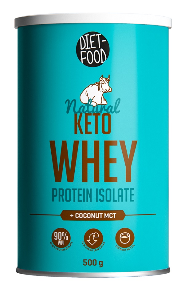 IZOLAT BIAŁKA SERWATKOWEGO Z MCT KETO 500 g - DIET-FOOD IZOLAT BIAŁKA SERWATKOWEGO Z MCT KETO 500 g - DIET-FOOD