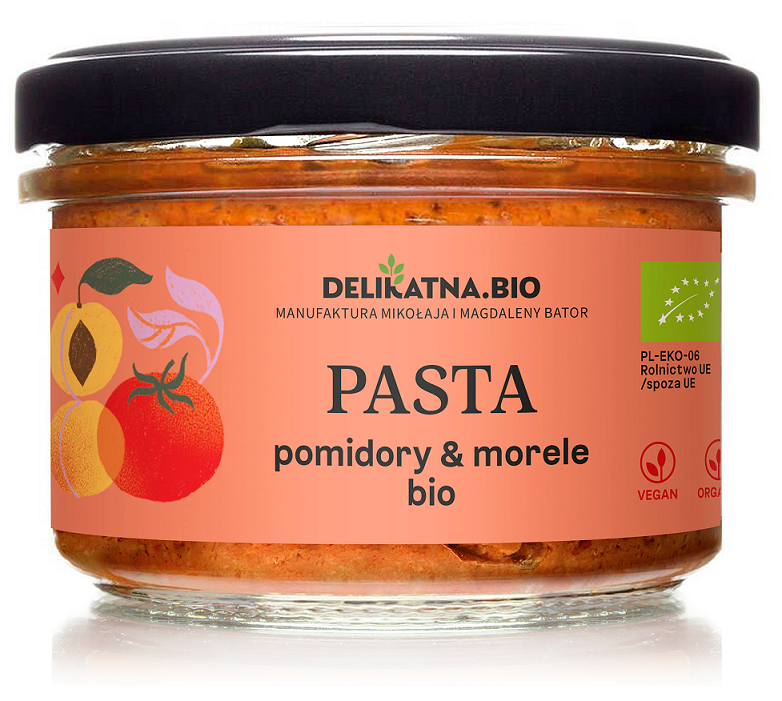 PASTA POMIDOROWA Z MORELAMI BIO 180 g - DELIKATNA (ZAKWASOWNIA) PASTA POMIDOROWA Z MORELAMI BIO 180 g - DELIKATNA (ZAKWASOWNIA)