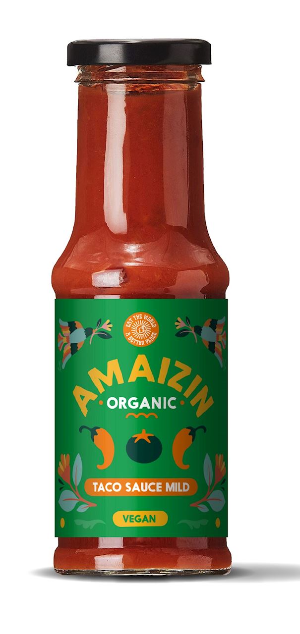 SOS DO TACO ŁAGODNY BEZGLUTENOWY BIO 220 g - AMAIZIN SOS DO TACO ŁAGODNY BEZGLUTENOWY BIO 220 g - AMAIZIN