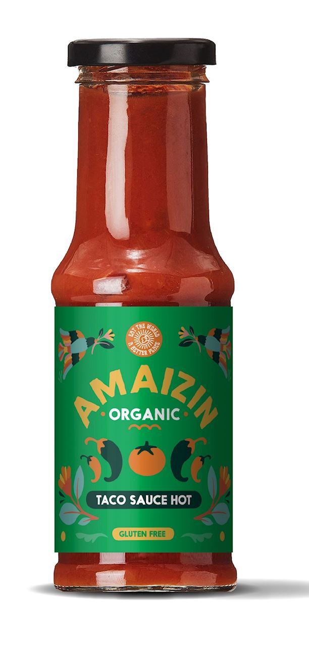 SOS DO TACO PIKANTNY BEZGLUTENOWY BIO 220 g - AMAIZIN SOS DO TACO PIKANTNY BEZGLUTENOWY BIO 220 g - AMAIZIN