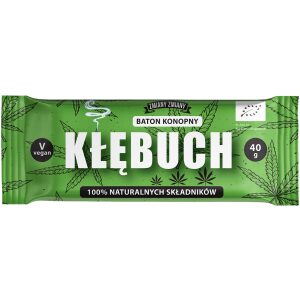 BATON BAKALIOWY Z NASIONAMI KONOPI "KŁĘBUCH" BEZGLUTENOWY BIO 40 g - ZMIANY ZMIANY