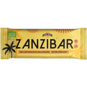 BATON OWOCOWY "ZANZIBAR" BEZGLUTENOWY BIO 40 g - ZMIANY ZMIANY