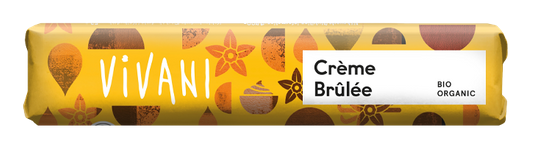 BATON Z MLECZNEJ CZEKOLADY Z NADZIENIEM KREM BRULEE BIO 40 g - VIVANI BATON Z MLECZNEJ CZEKOLADY Z NADZIENIEM KREM BRULEE BIO 40 g - VIVANI