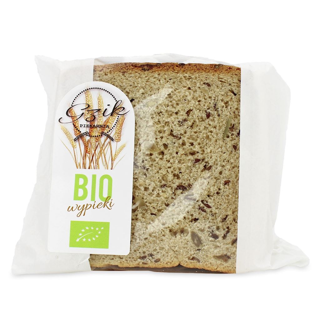 CHLEB ORKISZOWY WIELOZIARNISTY TOSTOWY BIO 300 g - PIEKARNIA GZIK (NA ZAMÓWIENIE) CHLEB ORKISZOWY WIELOZIARNISTY TOSTOWY BIO 300 g - PIEKARNIA GZIK (NA ZAMÓWIENIE)