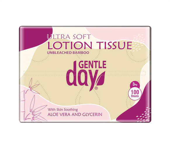 CHUSTECZKI BAMBUSOWE Z ALOESEM I GLICERYNĄ 100 szt. - GENTLE DAY CHUSTECZKI BAMBUSOWE Z ALOESEM I GLICERYNĄ 100 szt. - GENTLE DAY