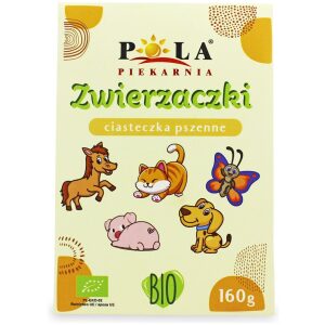 CIASTKA KRUCHE ZWIERZACZKI BIO 160 g - POLA
