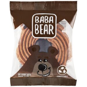 CIASTKO OWSIANE Z NADZIENIEM KAKAOWYM 50 g - BABA BEAR