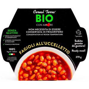 FASOLKA CANNELLINI Z POMIDORAMI BIO 270 g - CEREAL TERRA