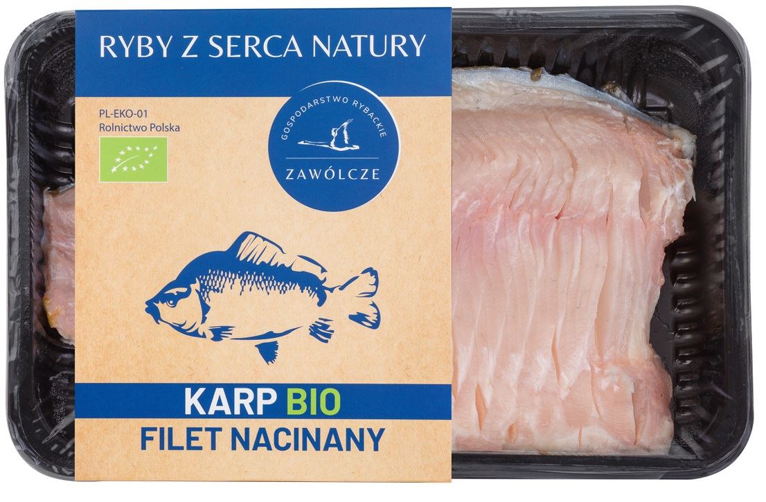 KARP ŚWIEŻY FILET NACINANY BIO (około 0 KARP ŚWIEŻY FILET NACINANY BIO (około 0