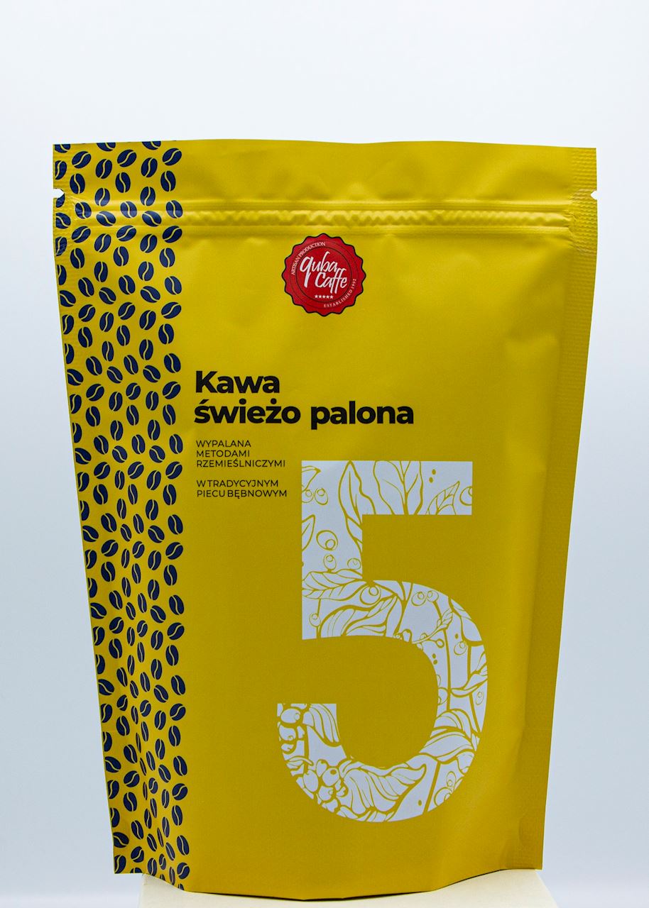 KAWA ZIARNISTA ARABICA 100 % (NO.5) 250 g - QUBA CAFFE KAWA ZIARNISTA ARABICA 100 % (NO.5) 250 g - QUBA CAFFE