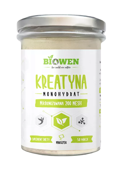 KREATYNA MONOHYDRAT PROSZEK BEZGLUTENOWA 250 g - HEMPKING (BIOWEN) KREATYNA MONOHYDRAT PROSZEK BEZGLUTENOWA 250 g - HEMPKING (BIOWEN)