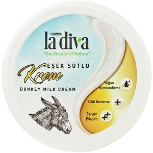KREM DO TWARZY NAWILŻAJĄCY Z OŚLIM MLEKIEM 100 ml - LA DIVA