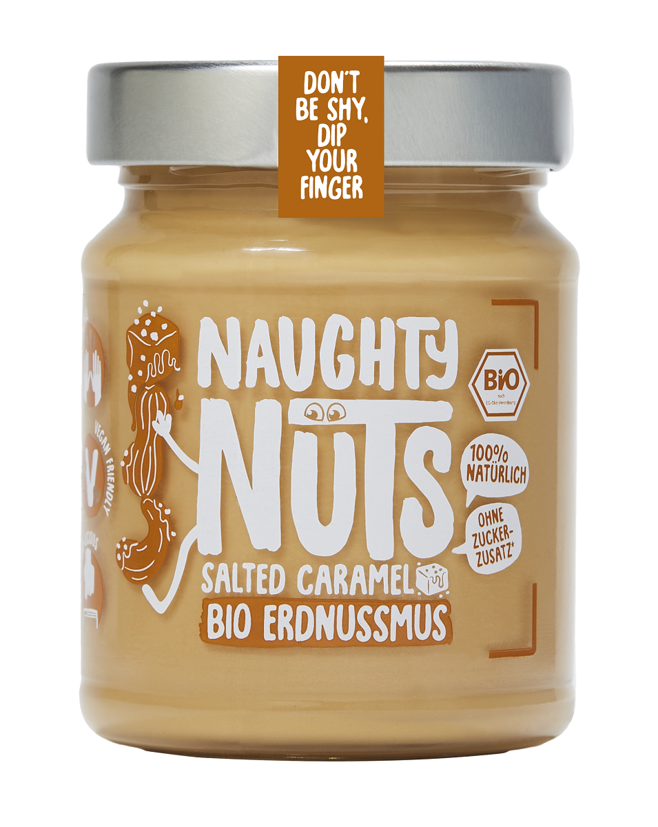KREM ORZECHOWY SŁONY KARMEL BIO 250 g - NAUGHTY NUTS KREM ORZECHOWY SŁONY KARMEL BIO 250 g - NAUGHTY NUTS