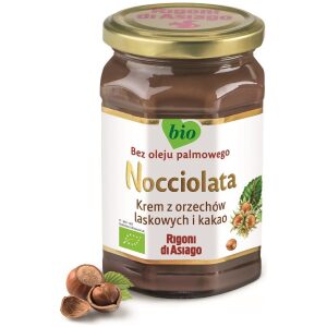 KREM Z ORZECHÓW LASKOWYCH I KAKAO BEZGLUTENOWY BIO 650 g - RIGONI DI ASIAGO (NOCCIOLATA)