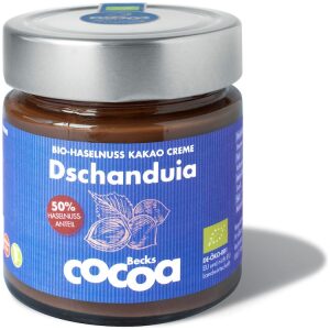 KREM Z ORZECHÓW LASKOWYCH KAKAOWY BEZGLUTENOWY BIO 200 g - BECKS COCOA