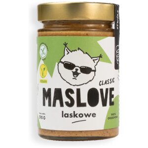 KREM Z ORZECHÓW LASKOWYCH KLASYCZNY BEZGLUTENOWY 290 g - MASLOVE