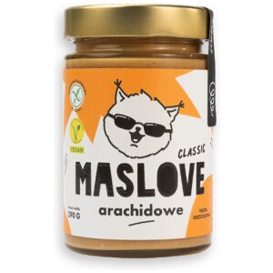 KREM Z ORZESZKÓW ZIEMNYCH KLASYCZNY BEZGLUTENOWY 290 g - MASLOVE