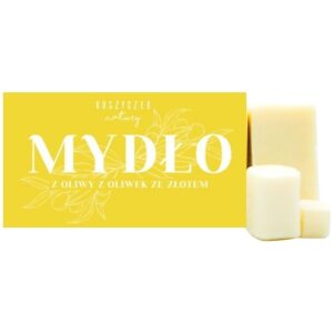 MYDŁO W KOSTCE Z OLIWY Z OLIWEK ZE ZŁOTEM 100 g - KOSZYCZEK NATURY