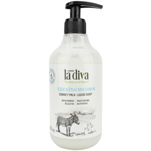 MYDŁO W PŁYNIE DO RĄK Z OŚLIM MLEKIEM 500 ml - LA DIVA