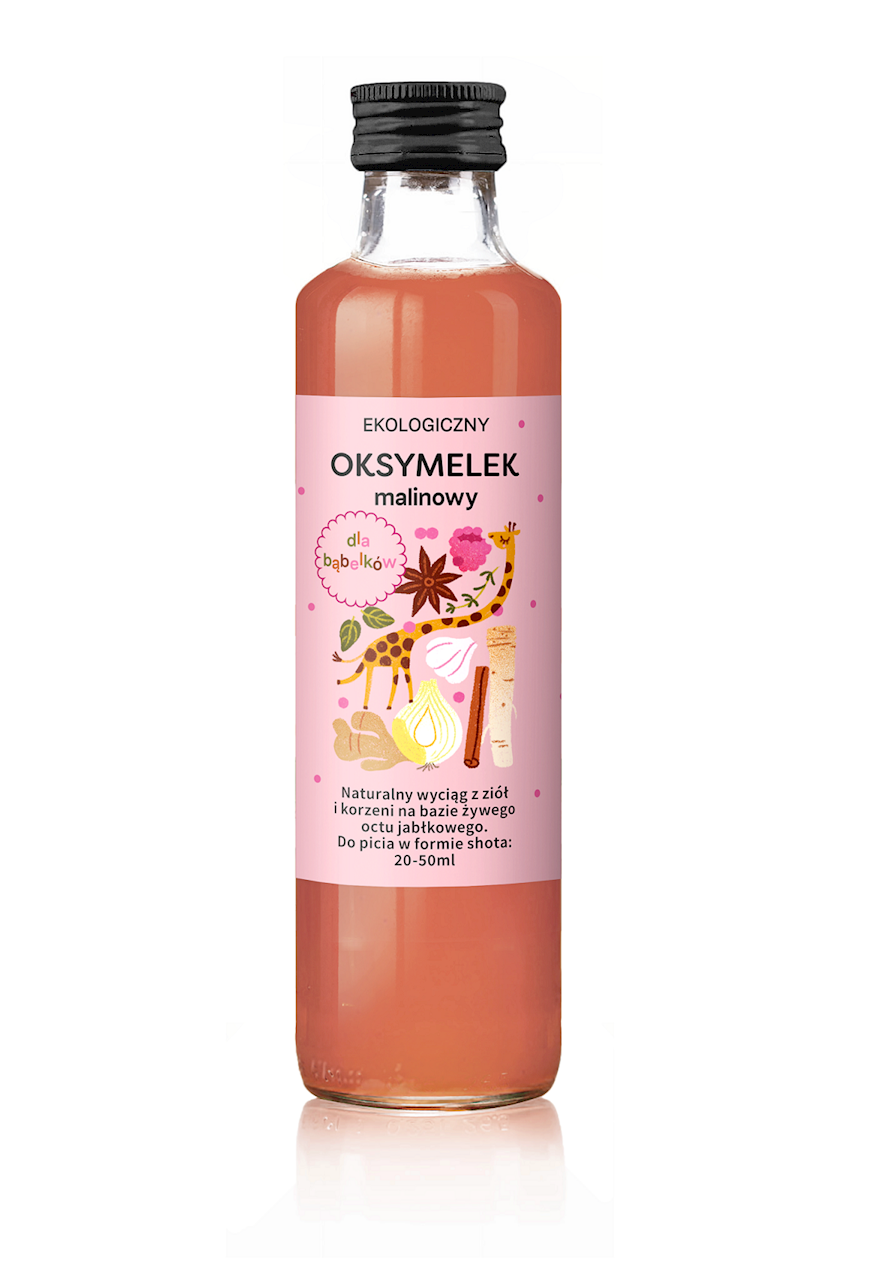 OKSYMELEK MALINOWY DLA BĄBELKÓW BIO 250 ml - DELIKATNA (ZAKWASOWNIA) OKSYMELEK MALINOWY DLA BĄBELKÓW BIO 250 ml - DELIKATNA (ZAKWASOWNIA)