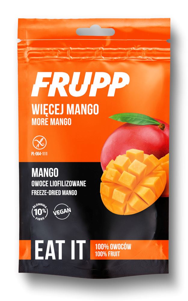 OWOCE LIOFILIZOWANE MANGO BEZGLUTENOWE 15 g - CELIKO (FRUPP) OWOCE LIOFILIZOWANE MANGO BEZGLUTENOWE 15 g - CELIKO (FRUPP)