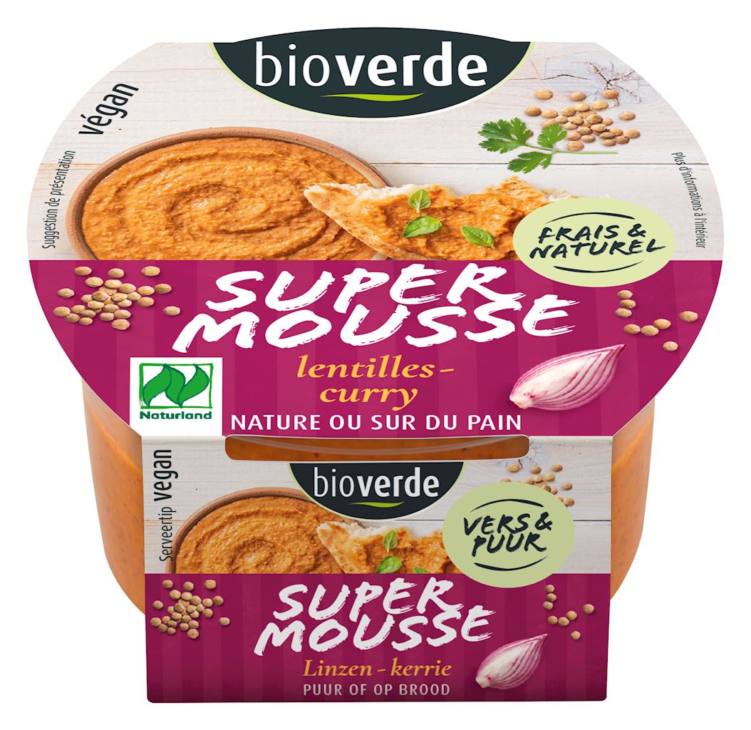 PASTA Z SOCZEWICY Z CURRY BIO 150 g - BIO VERDE PASTA Z SOCZEWICY Z CURRY BIO 150 g - BIO VERDE