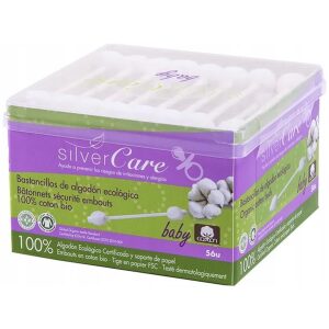PATYCZKI HIGIENICZNE BAWEŁNIANE DLA DZIECI 60 szt. - SILVER CARE
