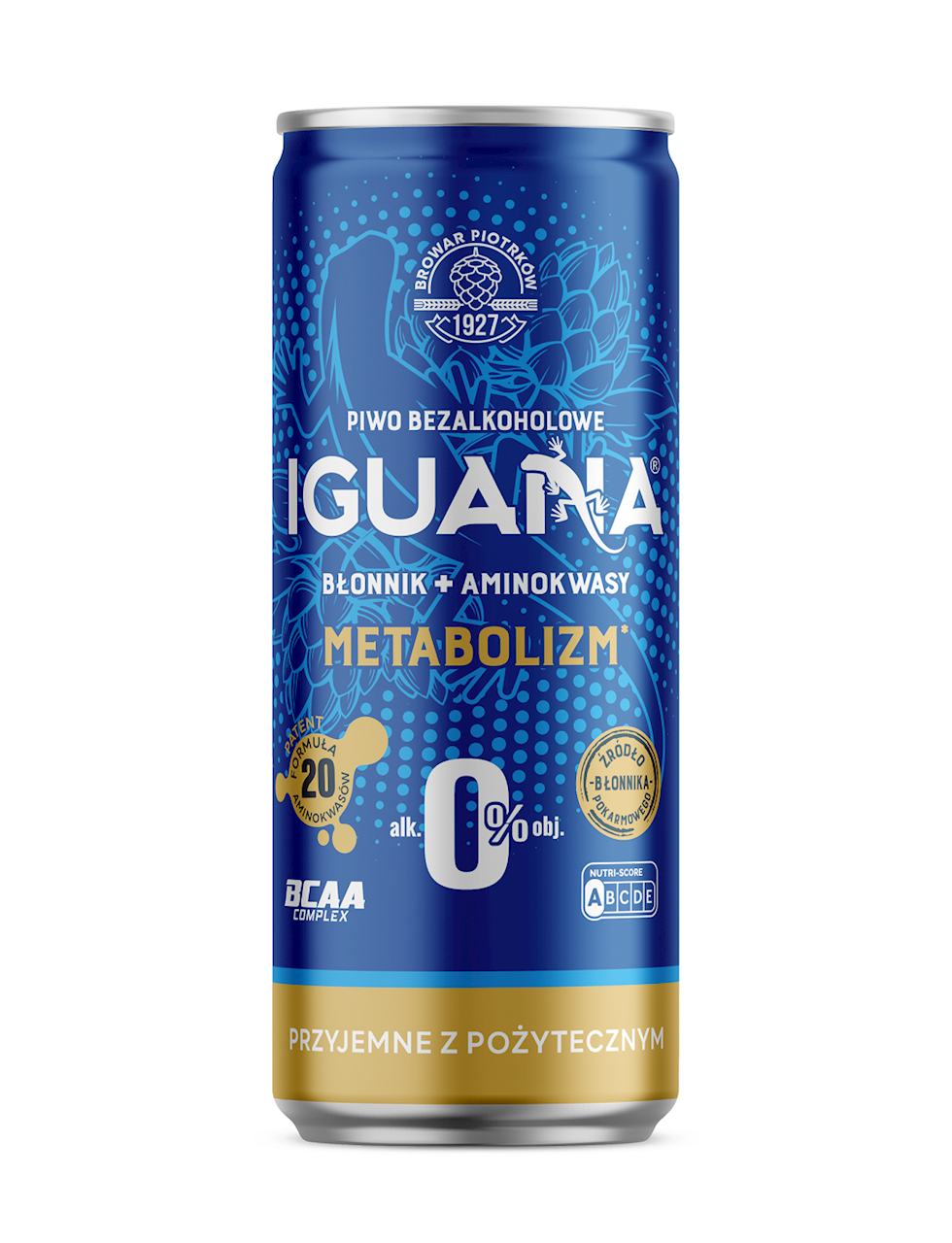 PIWO BEZALKOHOLOWE METABOLIZM 330 ml (PUSZKA) - IGUANA PIWO BEZALKOHOLOWE METABOLIZM 330 ml (PUSZKA) - IGUANA