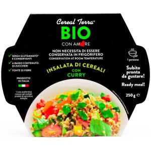 SAŁATKA ZBOŻOWA Z WARZYWAMI I CURRY BIO 200 g - CEREAL TERRA