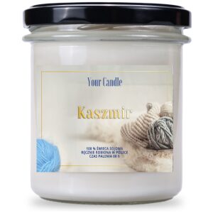 ŚWIECA SOJOWA ZAPACHOWA KASZMIR 300 ml - YOUR CANDLE