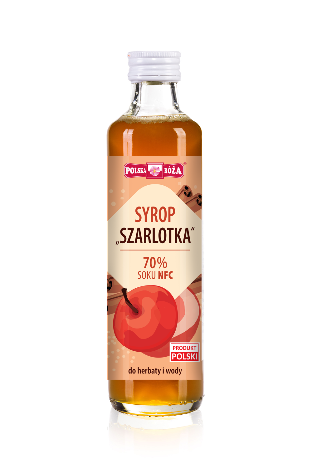SYROP JABŁKOWY Z CYNAMONEM SZARLOTKA 250 ml - POLSKA RÓŻA SYROP JABŁKOWY Z CYNAMONEM SZARLOTKA 250 ml - POLSKA RÓŻA