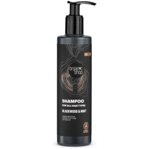SZAMPON DO WSZYSTKICH RODZAJÓW WŁOSÓW DLA MĘŻCZYZN EKSTRAKT Z KORY DĘBU I MIĘTA ECO 280 ml - ORGANIC SHOP