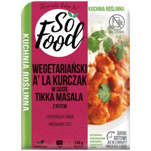 TIKKA MASALA A'LA KURCZAK Z RYŻEM 330 g - SO FOOD