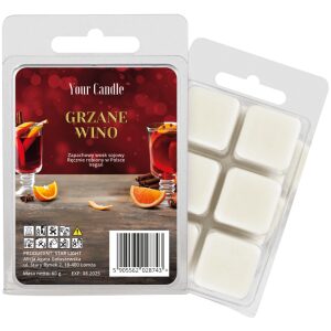 WOSK ZAPACHOWY SOJOWY GRZANE WINO (6 x 10 g) 60 g - YOUR CANDLE (PRODUKT SEZONOWY)