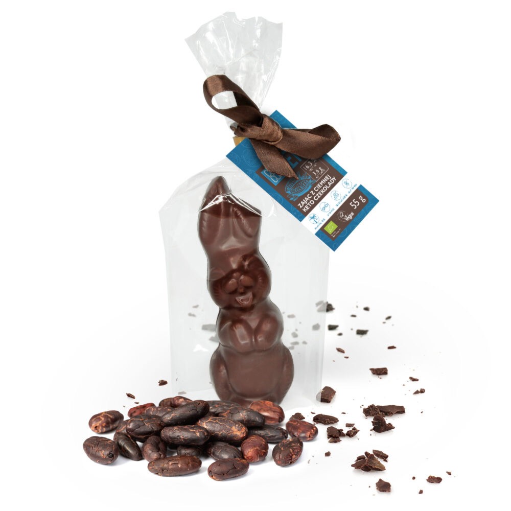 ZAJĄC Z CIEMNEJ CZEKOLADY KETO BIO 55 g - COCOA (PRODUKT SEZONOWY) ZAJĄC Z CIEMNEJ CZEKOLADY KETO BIO 55 g - COCOA (PRODUKT SEZONOWY)